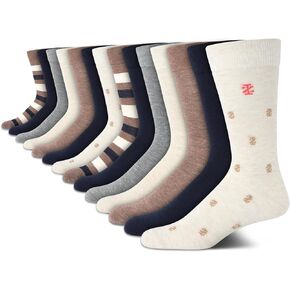 IZOD Men's Dress Socks - Lightweight Comfort Crew Sock (14 Pack)