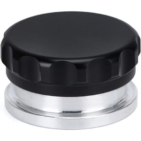 PTNHZ OD 2"/50.8mm Aluminum Alloy Weld Billet On Filler Neck Cap Oil Fuel Water Tank Black