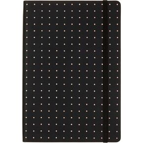 WORLD TRAVELER Eccolo Medium Lined Journal Notebook, Hardbound Cover, A5 Writing Journal, 256 Ruled Ivory Pages, Ribbon Bookmark, Lay Flat, Notebook for Work or School (White, 5.75-x-8.25 inches)