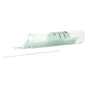 Eisco Labs Borosilicate Glass Capillary Melting Tubes, 4-Inch, Open Both Ends, 0.2mm Wall Thickness - Pack of 100 for Laboratory Use