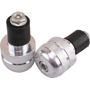 E-Bro® 2PCS 7/8" Motorcycle Aluminum Grips Handle Bar End Plug