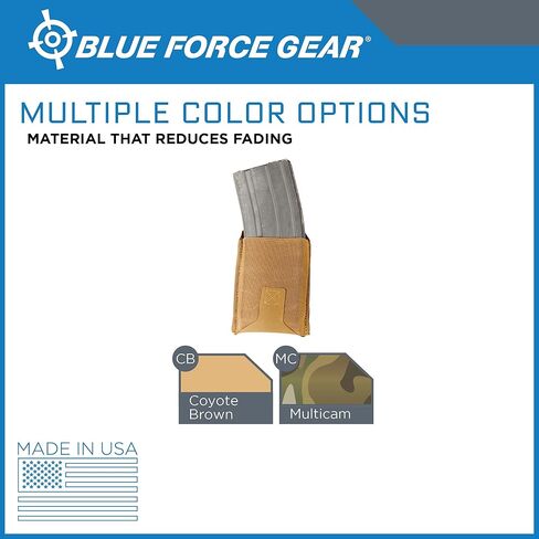 حقيبة حزام MOLLE ذات موضع عالٍ من Blue Force Gear - بني ذئب - لوحة MOLLE لحزام بعشر سرعات، خالية من العوائق، من الدرجة العسكرية 3 × 4.5 بوصة in Kuwait