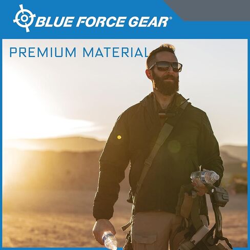 حقيبة حزام MOLLE ذات موضع عالٍ من Blue Force Gear - بني ذئب - لوحة MOLLE لحزام بعشر سرعات، خالية من العوائق، من الدرجة العسكرية 3 × 4.5 بوصة in Kuwait