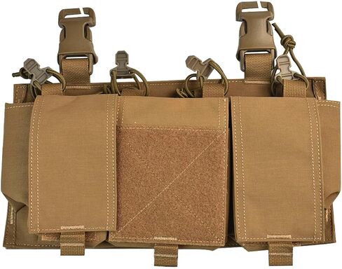 Tactical Quadruple Pack Mag Pouch Tactical Magazine Pouch with Utility Pouch Hook-and-Loop on The Back in Saudi Arabia