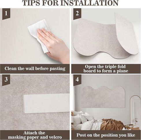 لوحة إعلانات من اللباد قابلة للطي، لوحة عرض صور تزيينية كبيرة على الحائط مع 30 دبوسًا للصق الملاحظات والصور والجداول الزمنية في المكتب والفصول الدراسية والمنزل (بيج فاتح) in Kuwait