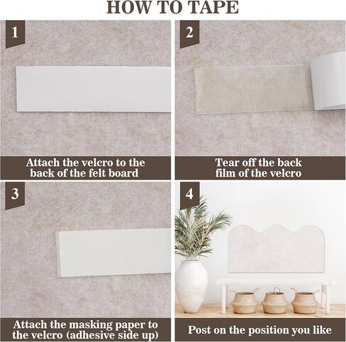 لوحة إعلانات من اللباد قابلة للطي، لوحة عرض صور تزيينية كبيرة على الحائط مع 30 دبوسًا للصق الملاحظات والصور والجداول الزمنية في المكتب والفصول الدراسية والمنزل (بيج فاتح) in Kuwait