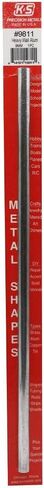 K&S Precision Metals 9812 Heavy Wall Aluminum Tube, 10mm O.D. X .76mm Wall Thickness X 300mm Long, 1 piece per pack, Made in the USA in Saudi Arabia