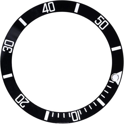 Estink Watch Bezel Insert, 4 Colors Ceramic Watch Wristwatch Bezel Insert Loop Replacement Parts(Black) in Saudi Arabia