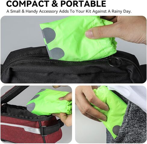 غطاء خوذة الدراجة من EASTINEAR مع شريط عاكس مقاوم للماء ومقاوم للرياح وذو رؤية عالية ملحقات معدات ركوب الدراجات in Kuwait