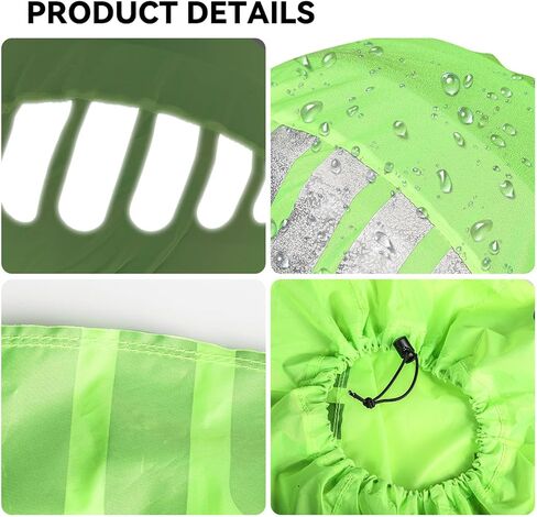 غطاء خوذة الدراجة من EASTINEAR مع شريط عاكس مقاوم للماء ومقاوم للرياح وذو رؤية عالية ملحقات معدات ركوب الدراجات in Kuwait