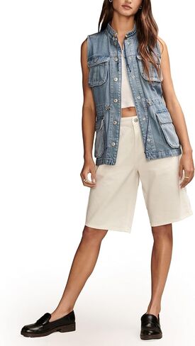 سترة نسائية من قماش الدنيم من Lucky Brand in Saudi Arabia