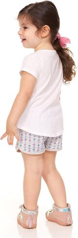 Disney Toddler Girls 3 Piece Frozen Tank, T-Shirt, and Shorts Lounge Set in Saudi Arabia