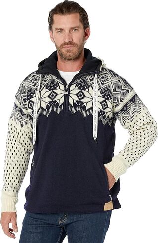 سترة بغطاء للرأس للرجال من Dale of النرويج فيجارد مقاومة للطقس - سترات بغطاء للرأس من الصوف النرويجي بسحاب ومقاوم للماء ومضادة للرياح للرجال in Kuwait