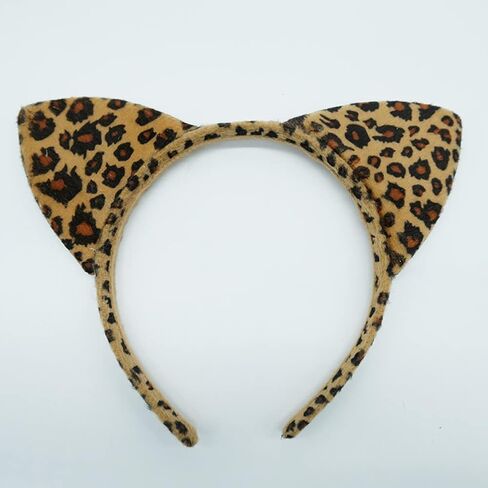 3 قطع من عصابات رأس آذان القطط من القطيفة بطبعة الفهد النمر وعصابة رأس للحفلات التنكرية تحت عنوان إكسسوارات الشعر للهالوين والارتداء اليومي والمهرجانات وأداء المسرح in Kuwait