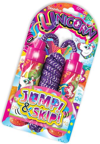 Jump & Skip - from Deluxebase. Themed Jump Rope for Kids. Flexible and Soft Jumping Rope Exercise Equipment. Perfect Fun Toys and Gifts for Kids. in Saudi Arabia