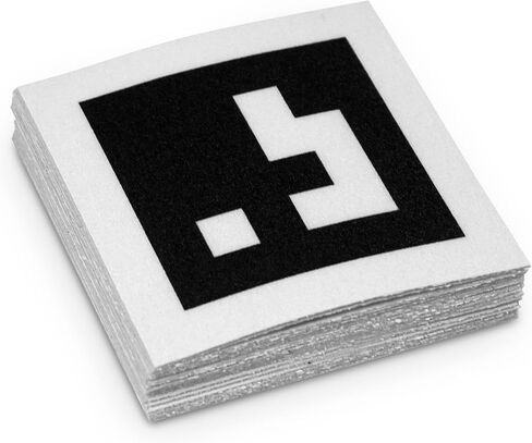 Sky High Bull's-Eye (3"x3") AprilTags 16-bit (4x4 Array) 3M Stickers for Auto-Detection (30 Pack) | Visual Fiducial Marker | Augmented Reality, Robotics, and Calibration | RealityCapture Compatible in Kuwait