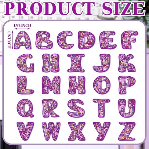 26 مجموعة A - Z 26 حرفًا من سلاسل المفاتيح الماسية 5D DIY الماس اللوحة مفتاح سلسلة الفسيفساء صنع مجموعات حسب عدد الماس الفن سلاسل المفاتيح الماس اللوحة عيد الميلاد الحلي للبالغين والأطفال in Kuwait