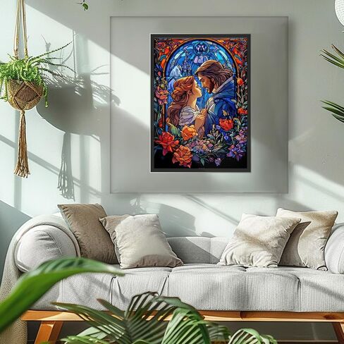 MAXBYE Couple Hugging Diamond Art Kits for Adults, Full Drill Diamond Dots Gorgeous Wedding Diamond Art Paintings, Diamonds Painting Kits for Home Wall Decor 12x16inch in Saudi Arabia