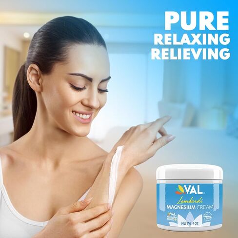 VAL Lombardi Transdermal Magnesium Cream 4oz (Jojoba Tuberose) in Kuwait