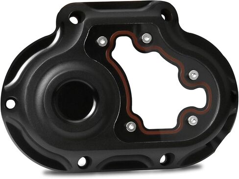 Clarity Transmission Side Cable Clutch Cover for Harley Touring Dyna Street Bob Softail Fat Boy FLSTF 07-17 FLHTC Glide 2007-2013 (All Black) in Saudi Arabia