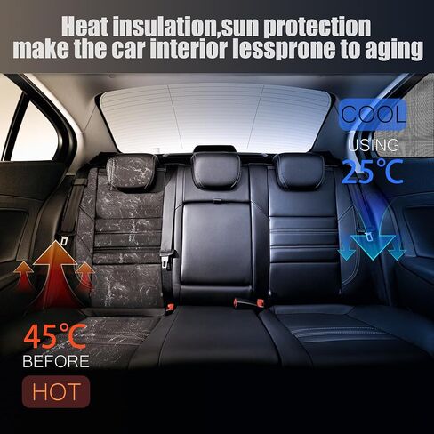 قطعتان من مظلة نافذة السيارة الجانبية، مظلة نافذة جانبية شبكية قابلة للحمل، مع حماية مغناطيسية من الشمس وحماية من الأشعة فوق البنفسجية، ظلال نافذة السيارة، للنوافذ الجانبية للمقعد الخلفي للسيارة in Kuwait