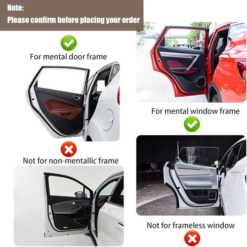 قطعتان من مظلة نافذة السيارة الجانبية، مظلة نافذة جانبية شبكية قابلة للحمل، مع حماية مغناطيسية من الشمس وحماية من الأشعة فوق البنفسجية، ظلال نافذة السيارة، للنوافذ الجانبية للمقعد الخلفي للسيارة in Kuwait