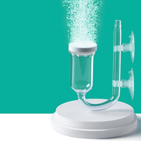 مجموعات ناشر ثاني أكسيد الكربون لأحواض السمك، ناشر ثاني أكسيد الكربون لخزان الأسماك مع أنبوب على شكل حرف U وصمام فحص، مناسب لأحواض السمك 20-50 جالون. in Kuwait