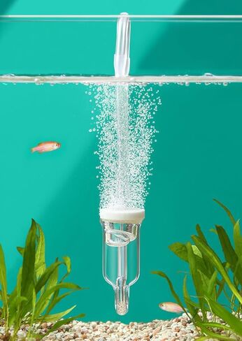 مجموعات ناشر ثاني أكسيد الكربون لأحواض السمك، ناشر ثاني أكسيد الكربون لخزان الأسماك مع أنبوب على شكل حرف U وصمام فحص، مناسب لأحواض السمك 20-50 جالون. in Kuwait