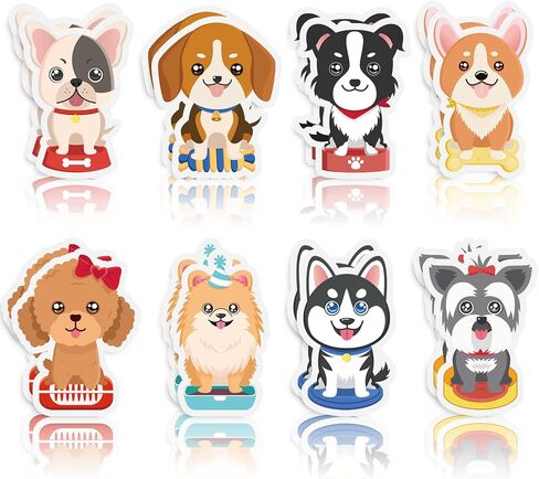 16 Pads Dog Sticky Notes Cute Puppy Party Favors Note Pads Self-Stick Cartoon Sticky Note Pad Dog Theme Post It Notes for Dog Theme Party School Office Home Notebook Supplies (Dog) in Saudi Arabia