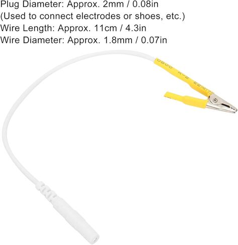 20 قطعة/الحقيبة كابل أسلاك عشرات، مشابك صغيرة لاستبدال أسلاك موصلات كابل لأسلاك قطب كهربائي للتدليك لوحدة العلاج الطبيعي لوحدة عشرات، أصفر in Kuwait
