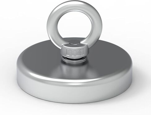 Super Fishing Magnets, High Power Magnet, Large Magnet Fishing Kit with Neodymium Rare Earth Magnet for Retrieving in River, Magnetic Fishing, Diameter 3.54in in Saudi Arabia