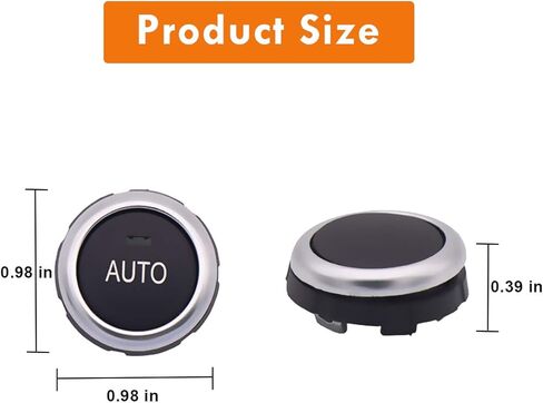 Moonlinks لزر دوران تكييف الهواء BMW، مقبض التحكم في المناخ، مجموعة استبدال ضبط درجة الحرارة لسيارات BMW 5 Series F10 F11،6 Series F12 F13،7 Series F01 F02، X5 F15، X6 F16 in Kuwait