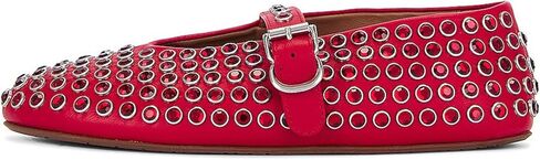 Women's Rhinestone Ballet Flats Crystal Mary Jane Flats Buckle Strap Studded Shoes in Saudi Arabia