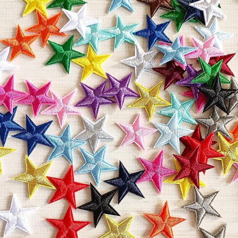 90pcs Heart Iron on Patches, Colorful Mini Heart Patches Embroidered Patch Applique Embellishments for Clothing, Jackets, Backpacks, and Decorations in Saudi Arabia