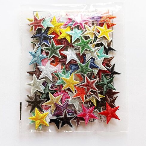 90pcs Heart Iron on Patches, Colorful Mini Heart Patches Embroidered Patch Applique Embellishments for Clothing, Jackets, Backpacks, and Decorations in Saudi Arabia