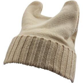Womens Winter Cute Devil Horn Cat Ear Slouchy Crochet Knit Beanie Ski Hat Cap