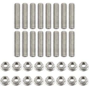 Header Stud Kit Bolts Valve Cover Stainless Steel Compatible For Chevy 396 402 427 454 502 GM Big Block