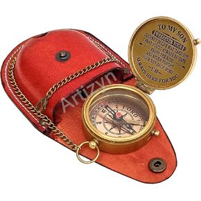 Engraved Compass to Son, Dad to Son Compass, Mom to Son Compass, I Love You Gifts from a Mom/Dad to Son, Graduation Day Gifts for Son, Confirmation Gifts for Son, Baptism Gifts, Easter Gift Ideas