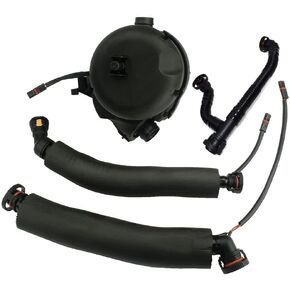 Crankcase Vent Valve W/Crankcase Vent Hoses set of 4 2000-2012 for BMW E90 E64 E63 E66 E85 E86 Z4 Replacement numbers# 11617531423,11157522931,11157567801,11617559530
