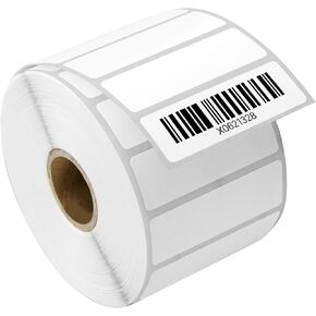 (10 Rolls, 17000 Labels) 2.25" x 0.75" Direct Thermal Blank Shipping Labels for Rollo Printer & Zebra Desktop Printers - 1" Core, Multipurpose UPC Barcode Address - Adhesive Perforated