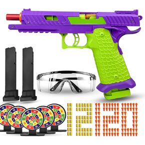 Toy Foam Blasters Soft Bullet,Fully Automatic Reloading Rebound Toy,Soft Bullet,Toy Foam Blasters,Educational Model Toys for Outdoor Shooting Game,Best Gifts for Kids Boys Girls Ages 8-12+