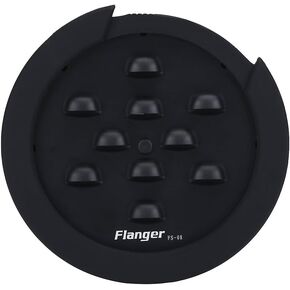 Guitar Sound Cover, Flanger Adjustable 100mm Acoustic Electric Guitar Mute Feedback Buster Soundhole Cover Accessory