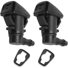 فوهات غسيل الزجاج الأمامي، بديلة لسيارة جيب جراند شيروكي 2005-2016، 2005-2013 تشيفي ماليبو، تحل محل OE: 55372143AB(قطعتان) in Kuwait