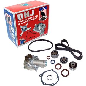 DNJ TBK155AWP Timing Belt Kit with Water Pump for 2003-2003 / Mitsubishi/Outlander / 2.4L / SOHC / L4 / 16V / 2351cc / 4G64