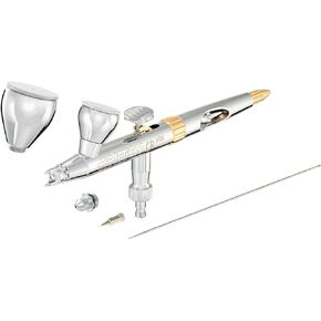Harder & Steenbeck Airbrush – Evolution 2024 CRplus - German-Engineered Dual Action Painting Set with Gravity Feed - 0.28mm Self-Centering Nozzle - 2ml Paint Cup - 121231