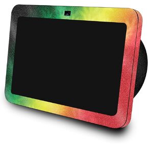 Skin Compatible with Amazon Echo Show 8 (3rd Gen, 2023) - Rasta Rainbow - Premium 3M Vinyl Protective Wrap Decal Cover - Easy to Apply | Crafted in The USA by MightySkins