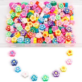 180 Pcs Colorful Fruit Polymer Clay Beads for DIY Bracelet, Necklace, Earring Making