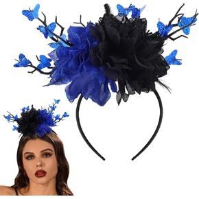 Fstrend Fascinators Hats Tea Party Flowers Headband Prom Butterfly Headdress Kentucky Pillbox Derby Hat for Women