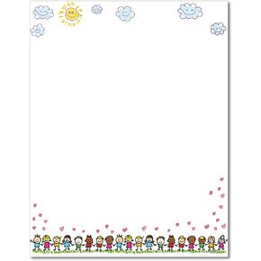 Making Friends Stationary Paper - 80 Sheets - Great For School Functions, Camps, and Parties
