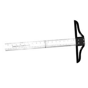 T-square Ruler T-shaped Ruler 24 Inch T Shirt Ruler Drafting t Square Woodworking Scriber Measuring Scale Tool Clear Rulers Measuring Ruler Detachable Architectural Scale Ruler